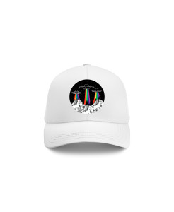 Three UFOs Kids Cap