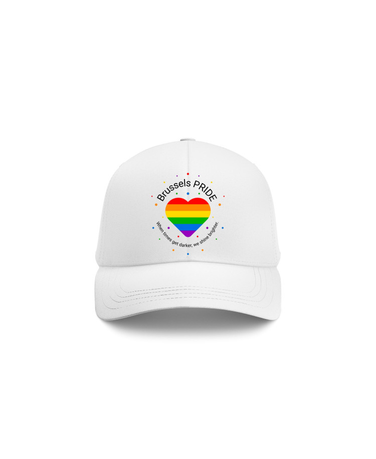 Brussels Pride – Rainbow Heart Baseball Cap