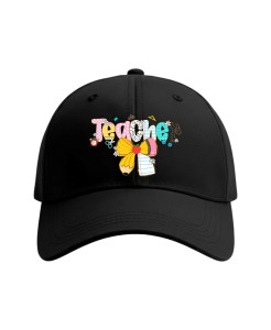 Teacher – Colorful Pattern Letters – Teacher Cap