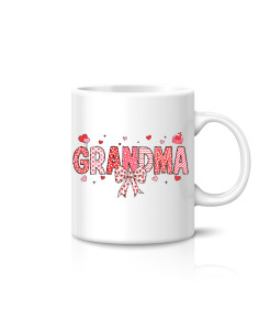 Grandma Heart Design Mug