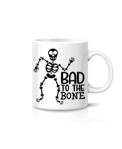 Bad To The Bone – Halloween Skeleton Mug