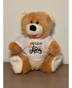 Birthday King Plush Bear