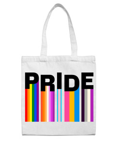 PRIDE – Multi‑Flag Stripe Tote Bag