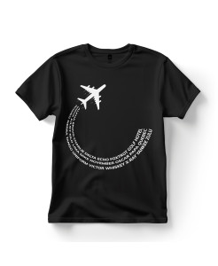 Phonetic Alphabet Trail Aviation T‑shirt