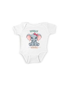 Totally Adorable elephant baby bodysuit