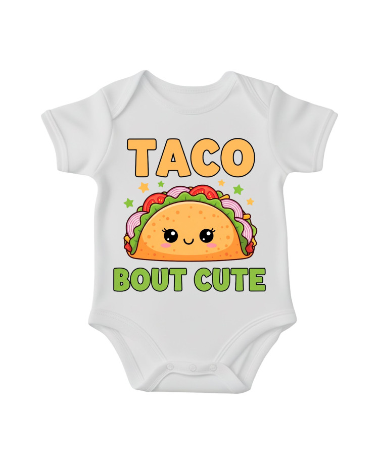 Smiling Taco Baby Bodysuit Smiling Taco Baby Bodysuit