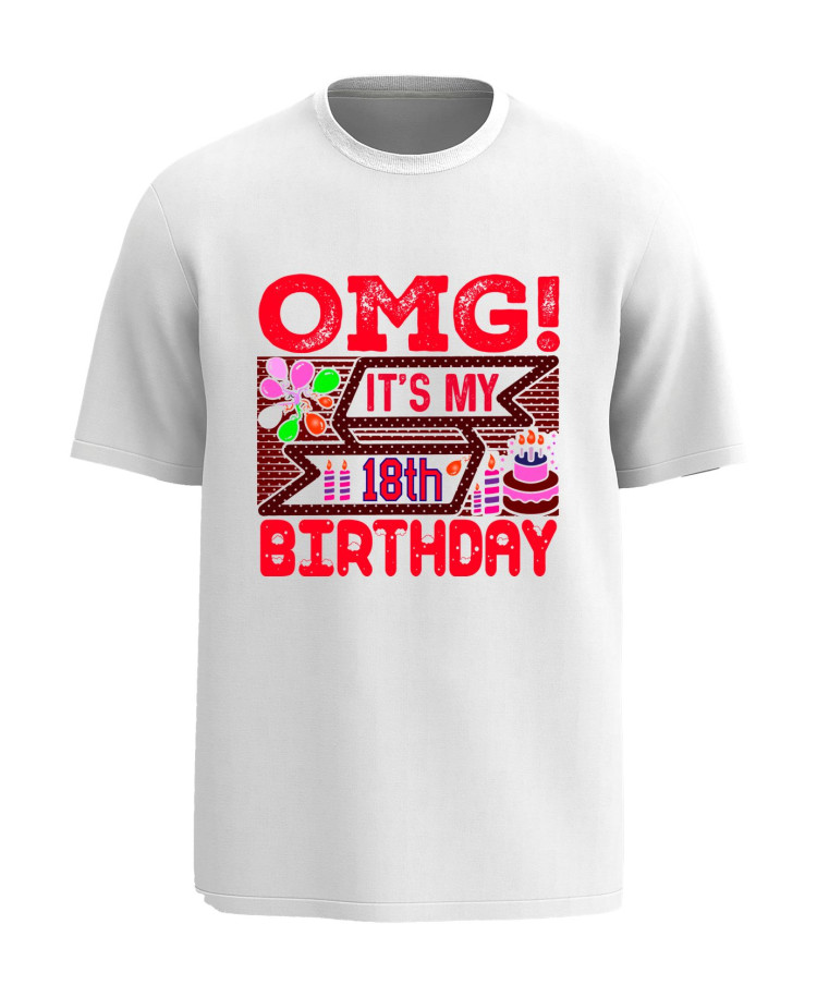 OMG! It’s My 18th Birthday T‑shirt OMG! It’s My 18th Birthday T‑shirt