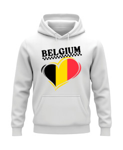 Belgium Heart Flag Hoodie Belgium Heart Flag Hoodie