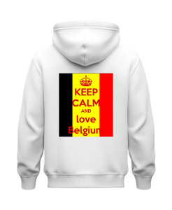 Keep Calm and Love Belgium Hoodie