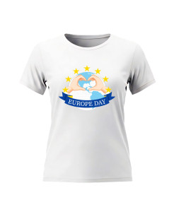 Europe Day – Heart Around Europe – EU T‑Shirt