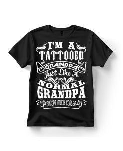 Funny Tattooed Grandpa T-shirt