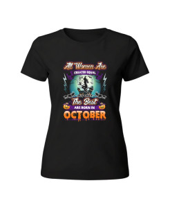 October Queens – Halloween Birthday Witch T‑shirt October Queens – Halloween Birthday Witch T‑shirt