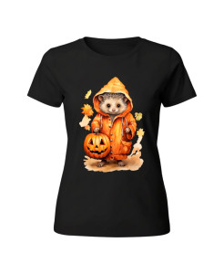 Hedgehog Pumpkin – Halloween T‑shirt
