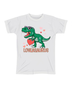 Loveasaurus Kids T‑shirt 