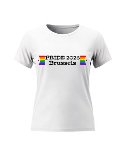 Pride 2026 Brussels – Rainbow Flag T‑Shirt