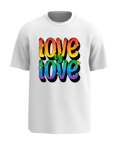 Love Is Love – Rainbow Bubble T‑Shirt