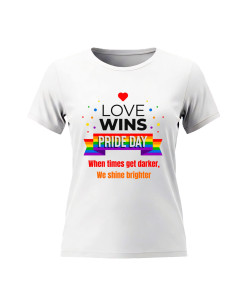 Love Wins – Pride Day Inspirational T‑Shirt