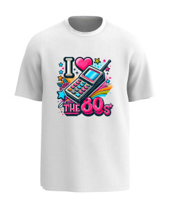 I Love the 80s Phone T‑shirt