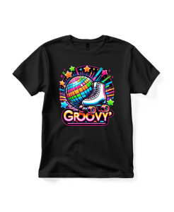 Groovy – Disco & Roller Retro T‑shirt