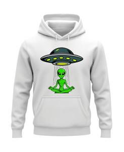 Zen Alien – Meditating Extraterrestrial Hoodie