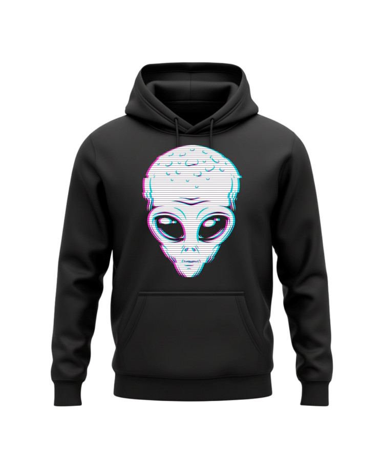 Glitch Alien – Hoodie