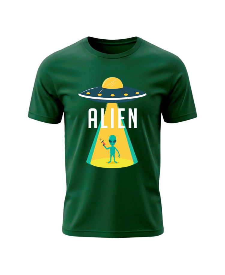 Alien Beam – Cartoon Extraterrestrial T‑Shirt