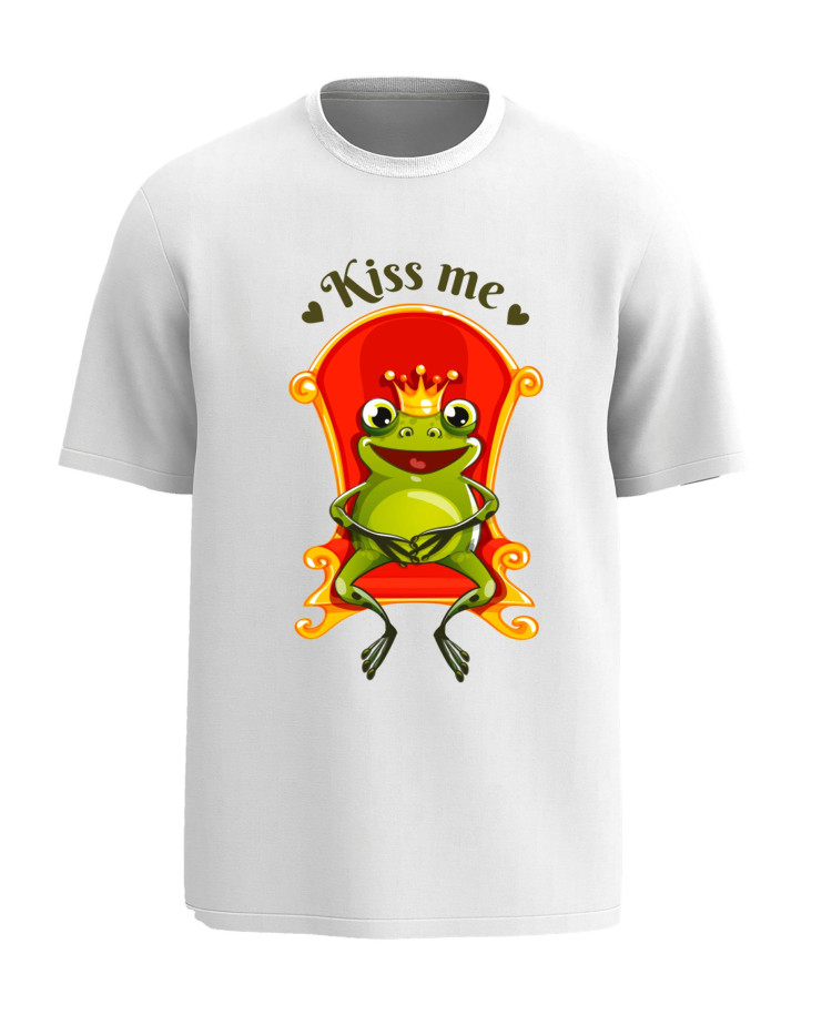 Frog Prince Kiss Me T‑shirt