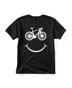 Bike Smile – Minimalist Bicycle T‑shirt