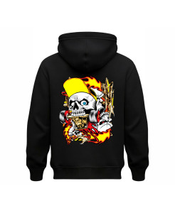 Skull Skate Flame Teenager Hoodie Skull Skate Flame Teenager Hoodie