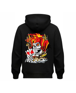 Jester Skull Cards Teenager Hoodie Jester Skull Cards Teenager Hoodie