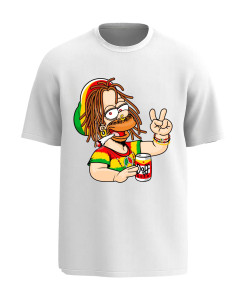 Simpson with Peace Sign T‑shirt